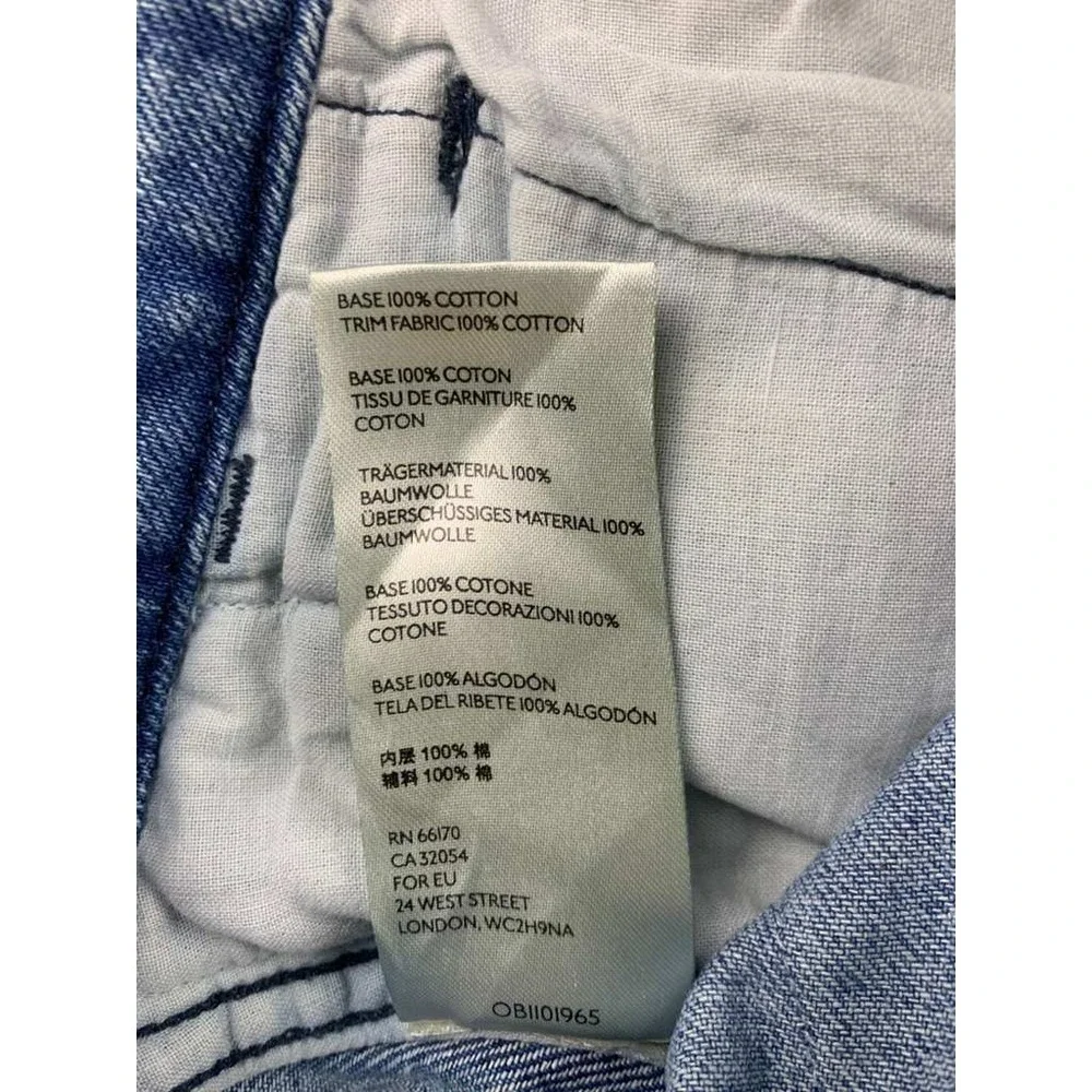 Free People Shorts Women 27 Blue We The‎ Free Down To Earth Patchwork Star Denim